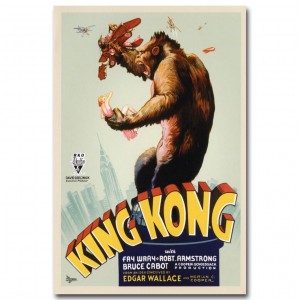 58161 Classic Vintage King Kong Wall Print Poster CA   183166235008
